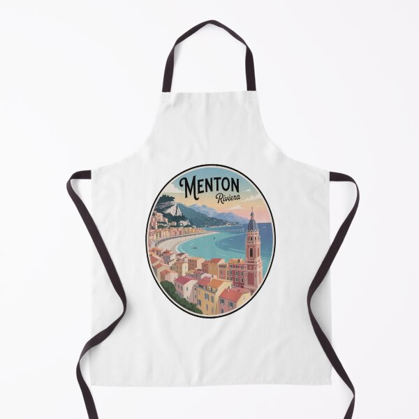 Item preview, Menton France Retro French Riviera Travel Sticker designed and sold by stickercuffs.