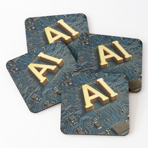 Item preview, Golden AI on Circuit Board designed and sold by Czerkiz.
