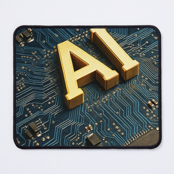 Item preview, Golden AI on Circuit Board designed and sold by Czerkiz.