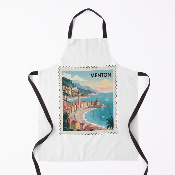 Item preview, Menton France Retro French Riviera Travel Sticker designed and sold by stickercuffs.