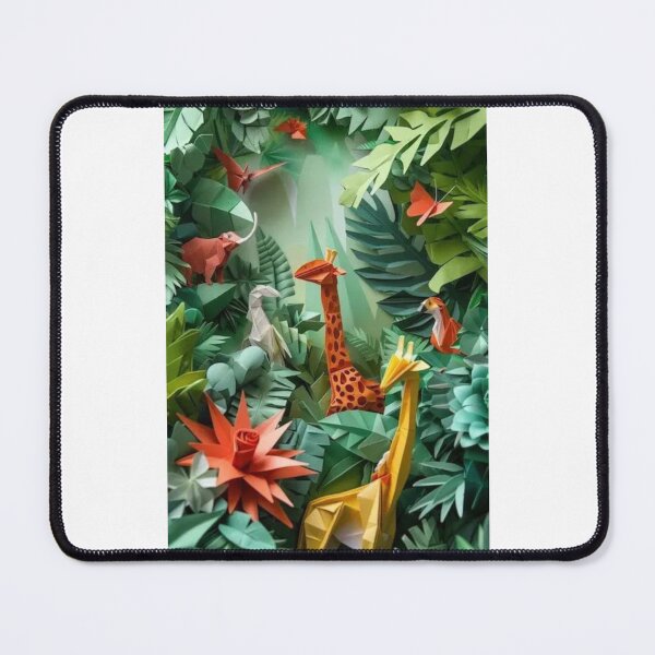 Item preview, Origami Jungle Animals Artwork designed and sold by LumoFreak.