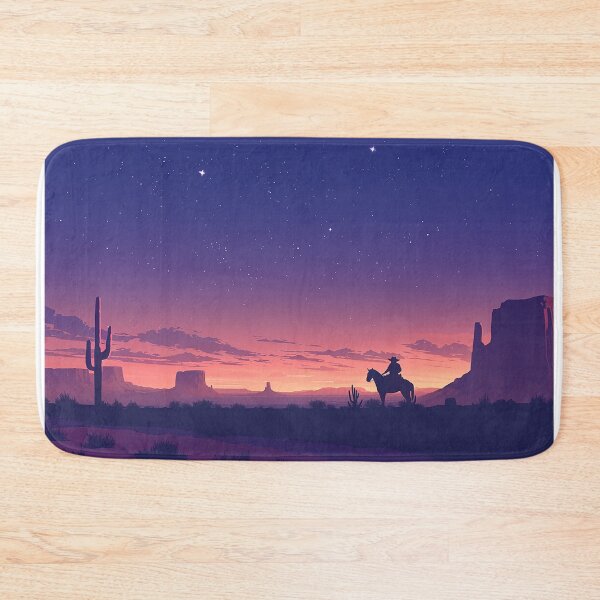 Item preview, Cowboy Under Desert Night Sky designed and sold by Christian Weiss.
