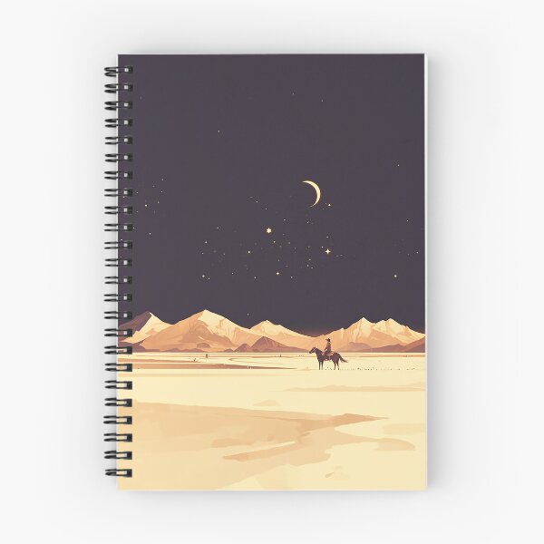 Item preview, Lone Rider Beneath Crescent Moon designed and sold by Christian Weiss.
