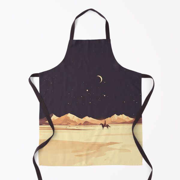 Item preview, Lone Rider Beneath Crescent Moon designed and sold by Christian Weiss.