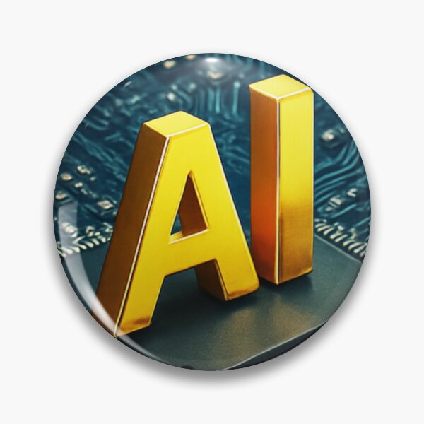Item preview, Golden AI on Circuit Board designed and sold by Czerkiz.