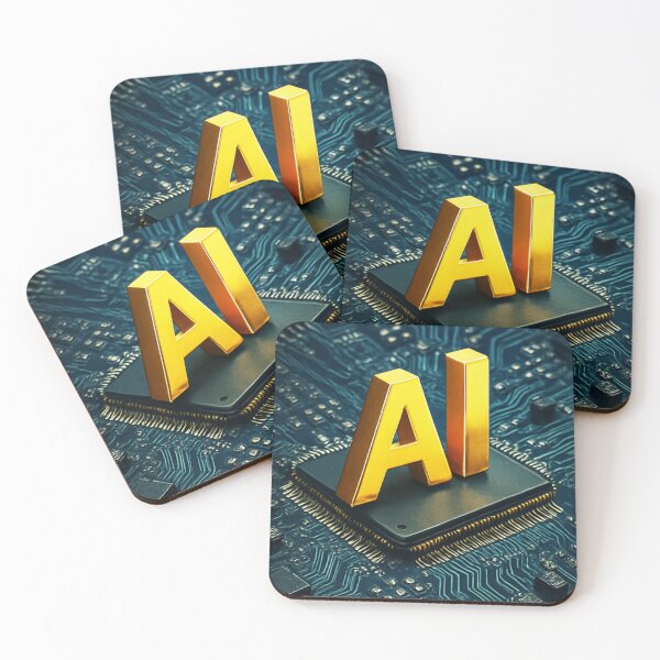 Item preview, Golden AI on Circuit Board designed and sold by Czerkiz.