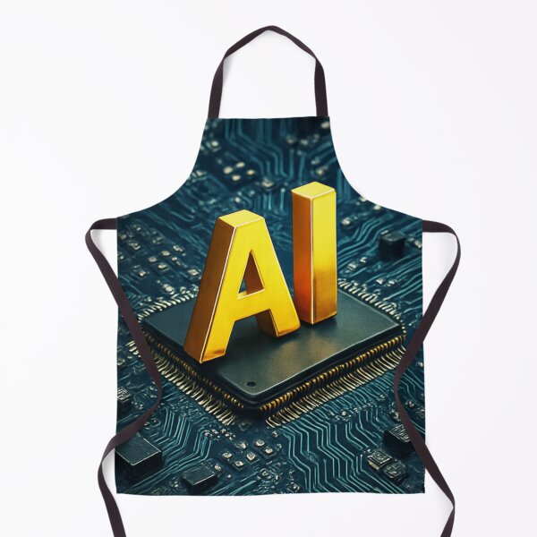 Item preview, Golden AI on Circuit Board designed and sold by Czerkiz.