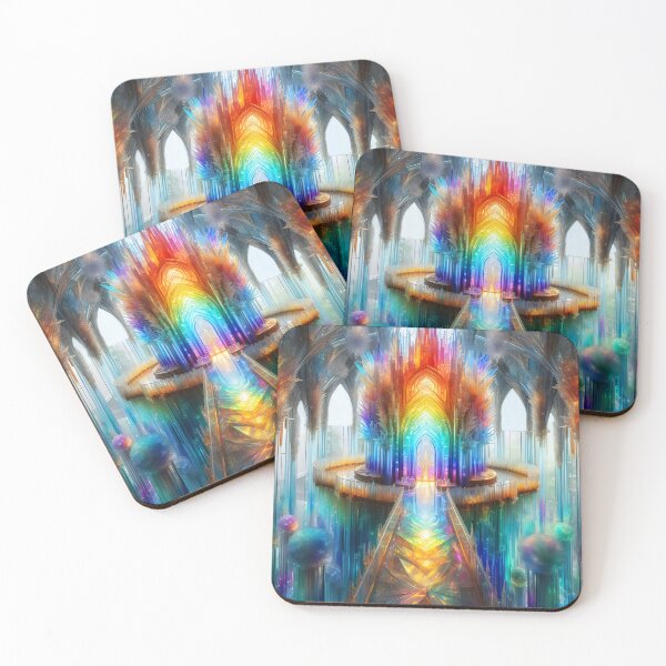 Item preview, Crystal Palace Hall – Rainbow Hued Fantasy Room designed and sold by EmeraldeaArt.