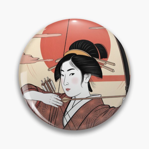 Item preview, Warrior of the Rising Sun – Strength and Precision in the Path of the Bow designed and sold by FusiTink.
