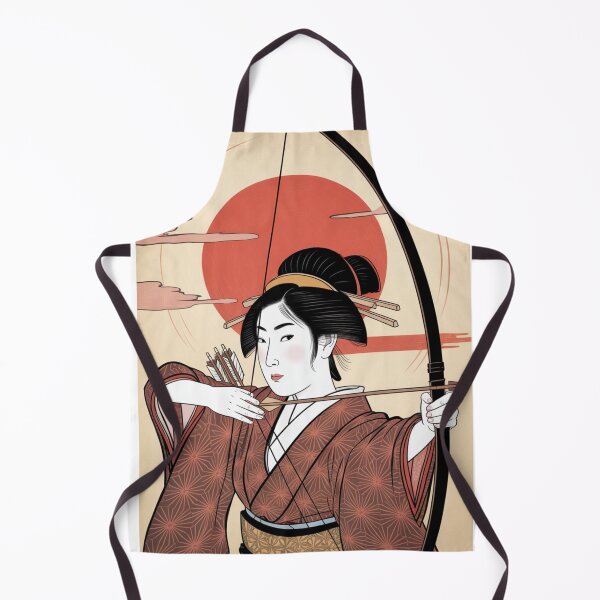 Item preview, Warrior of the Rising Sun – Strength and Precision in the Path of the Bow designed and sold by FusiTink.