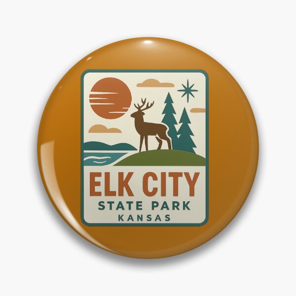Item preview, Elk City State Park Kansas designed and sold by Broken Antler Designs .