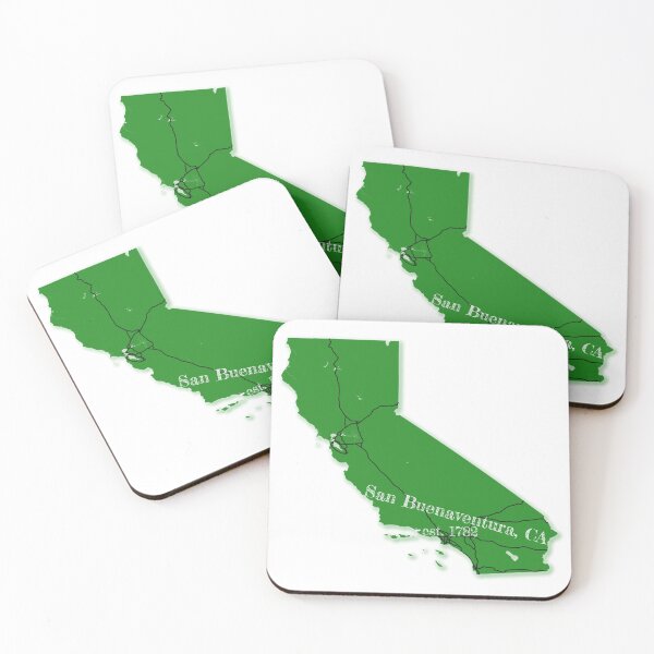 Item preview, San Buenaventura, CA [Green] designed and sold by PhilbonianDezin.