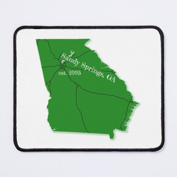 Item preview, Sandy Springs, GA [Green] designed and sold by PhilbonianDezin.