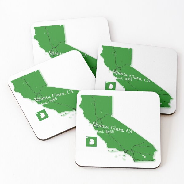 Item preview, Santa Clara, CA [Green] designed and sold by PhilbonianDezin.