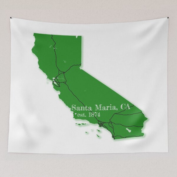 Item preview, Santa Maria, CA [Green] designed and sold by PhilbonianDezin.