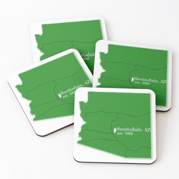 Item preview, Scottsdale, AZ [Green] designed and sold by PhilbonianDezin.