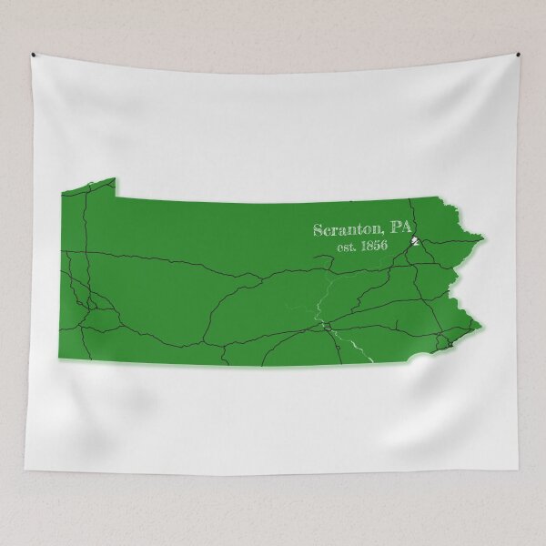 Item preview, Scranton, PA [Green] designed and sold by PhilbonianDezin.