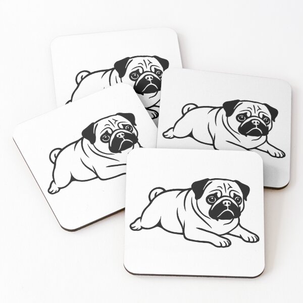 Item preview, Pug Laying Down designed and sold by theartfulaspie.