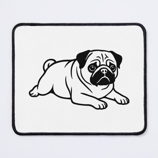 Item preview, Pug Laying Down designed and sold by theartfulaspie.
