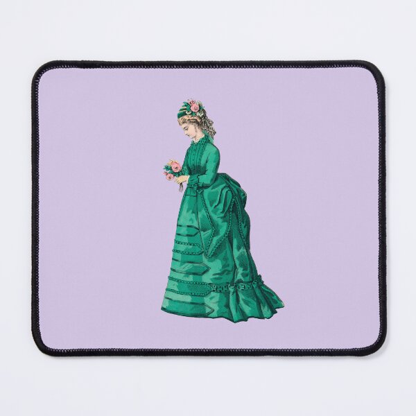 Item preview, Green dress 1870s Lady designed and sold by Victoriana Brooke.