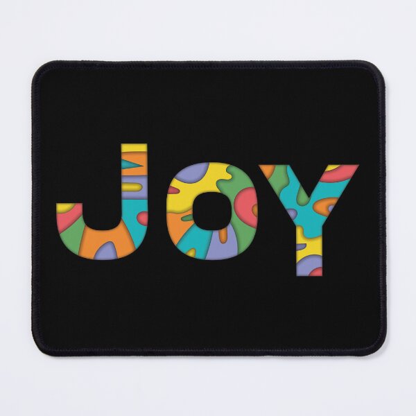 Item preview, JOY – Colorful Typography Psychedelic Happy Art designed and sold by VALQUIRIAMX.
