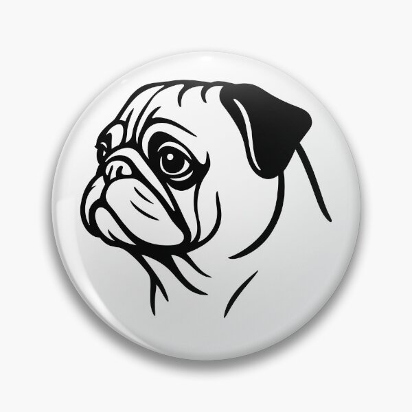 Item preview, Pug Portrait designed and sold by theartfulaspie.