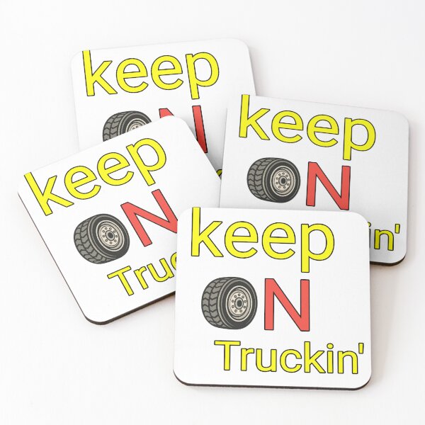 Item preview, Tire & Wheel Truck Driver Graphic – Keep On Truckin designed and sold by SHOP SOUS⭐⭐⭐⭐⭐.