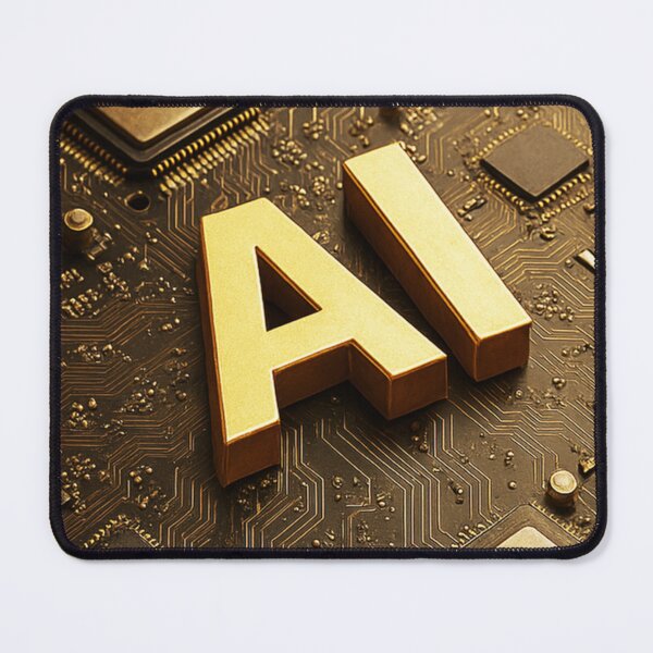 Item preview, Golden AI on Circuit Board designed and sold by Czerkiz.