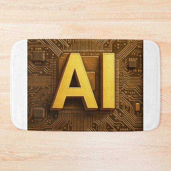 Item preview, Golden AI on Circuit Board designed and sold by Czerkiz.