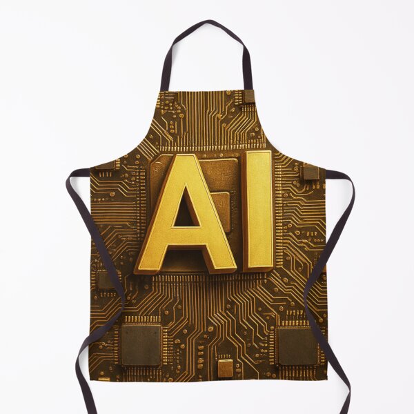 Item preview, Golden AI on Circuit Board designed and sold by Czerkiz.