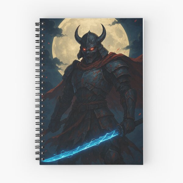 Item preview, Moonlit Demon Samurai – Dark Warrior designed and sold by BeenSavage.