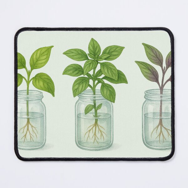 Item preview, Propagation Trio Sticker – Three Plant Cuttings Rooting in Jars designed and sold by Feral Confetti.