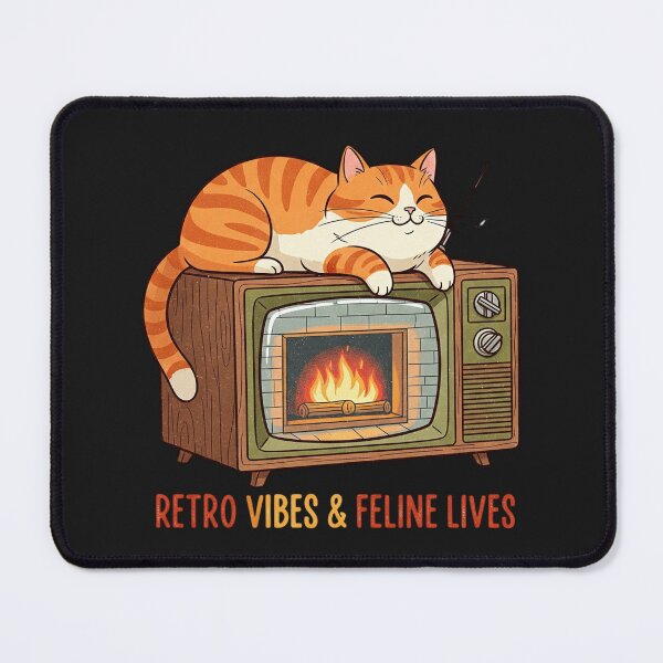 Item preview, Retro Cat T-Shirt – Cozy Vintage TV Graphic Tee, Cute Feline Lover Gift, 70s 80s Aesthetic Shirt, Retro Vibes Cat Lover Clothing designed and sold by ANDREW-DESIGN.