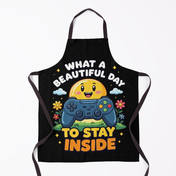Item preview, Funny Gamer Sun – “What a Beautiful Day to Stay Inside” Video Game Controller designed and sold by pixelated_echoes.