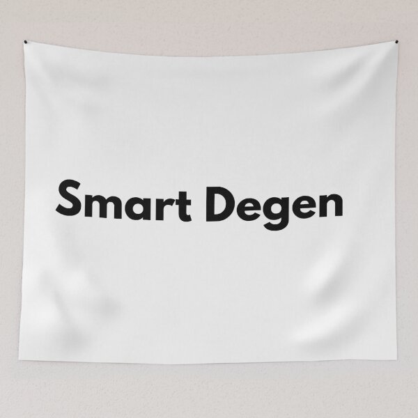 Item preview, Smart Degen – Meme Coin & Crypto Trading Lifestyle designed and sold by Jennah.