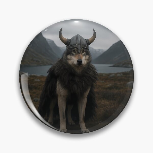 Item preview, Epic Viking Wolf Warrior in Armor designed and sold by NorseDrip.