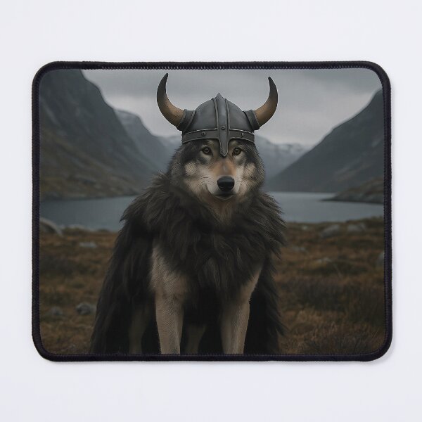 Item preview, Epic Viking Wolf Warrior in Armor designed and sold by NorseDrip.