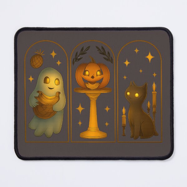 Item preview, Haunted Glow – Halloween Trio Magic. Lueur Fantomatique – Trio Magique d’Halloween designed and sold by Drawingshirts.