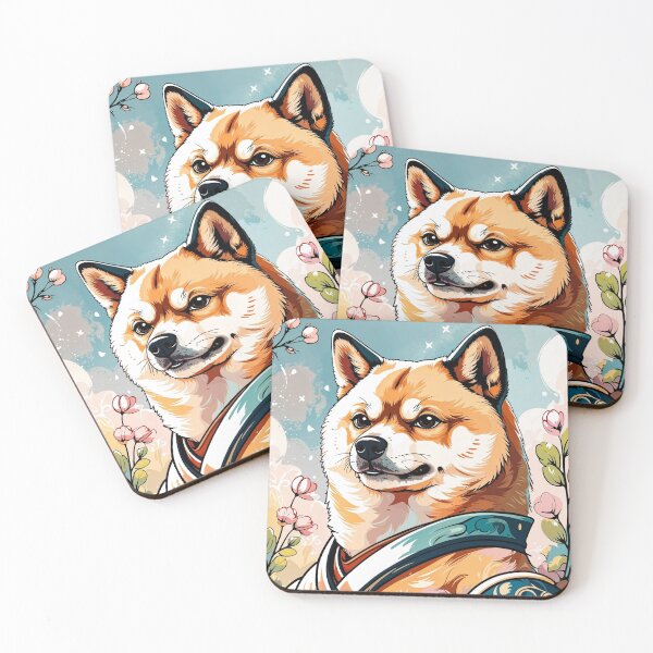 Artikelvorschau, Kirschblüten-Shiba-Krieger entworfen und verkauft von buglevel.