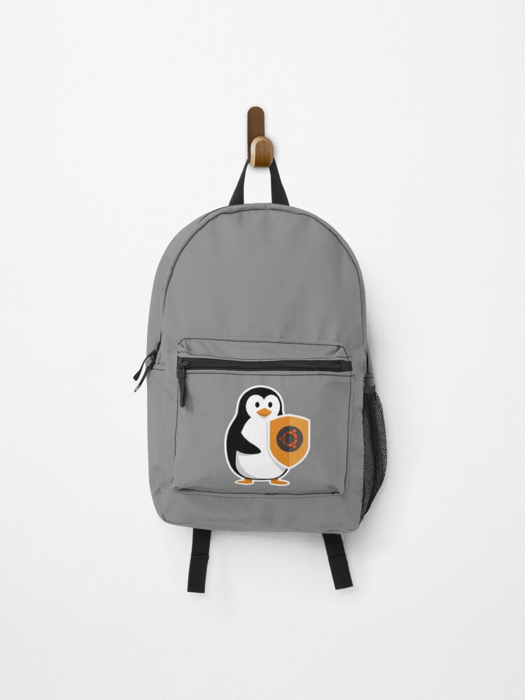 Thumbnail 1 of 3, Backpack, Linux TUX Ubuntu designed and sold by angoma.