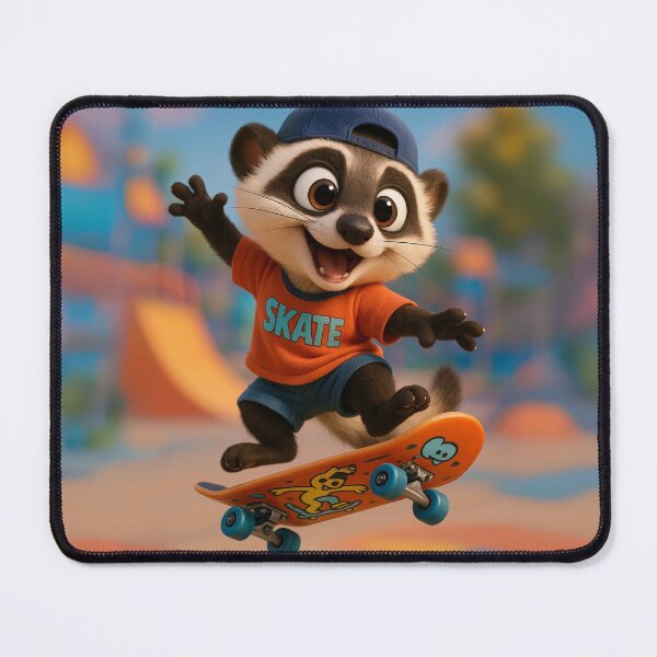 Item preview, Skater Black-Footed Ferret designed and sold by Sillytoe.