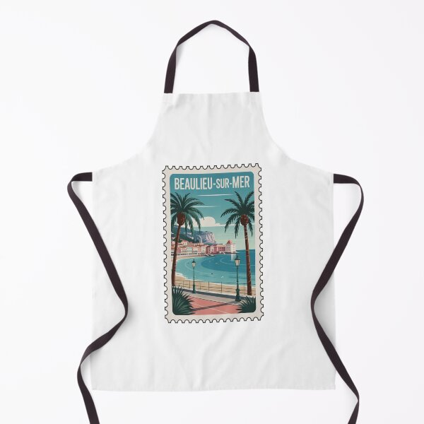 Item preview, Beaulieu-sur-Mer French Riviera – Coastal Travel Poster designed and sold by stickercuffs.