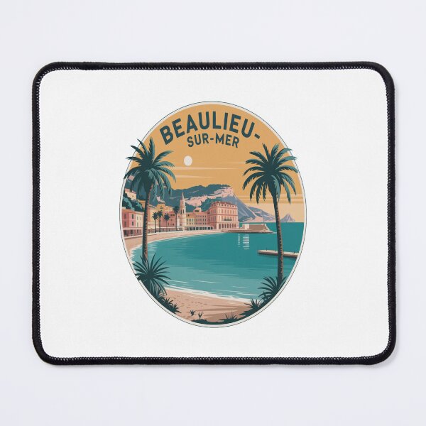 Item preview, Beaulieu-sur-Mer French Riviera – Coastal Travel  designed and sold by stickercuffs.