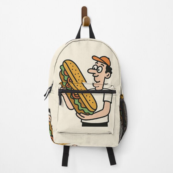 Item preview, Sandwich Guy Minimalist Funny Illustration designed and sold by PrometheusStyle.