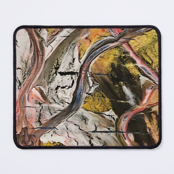 Item preview, Paint pouring gold black and red designed and sold by PipassoArt.