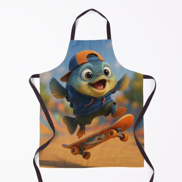 Item preview, Skater Bluegill Fish designed and sold by Sillytoe.