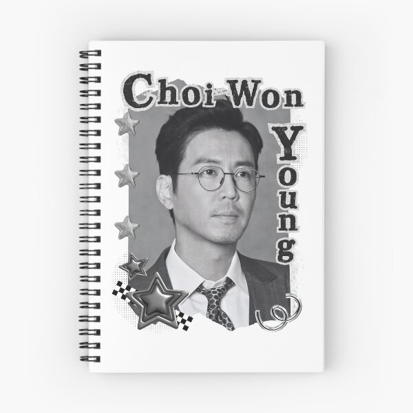 Item preview, Choi Won-young (최원영) Korean Actor Black and White Collage Digital Art Portrait designed and sold by AJUNICE STUDIO.