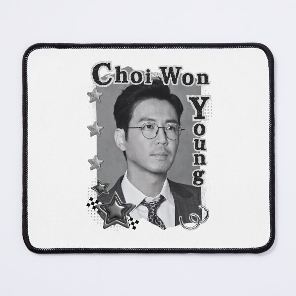 Item preview, Choi Won-young (최원영) Korean Actor Black and White Collage Digital Art Portrait designed and sold by AJUNICE STUDIO.