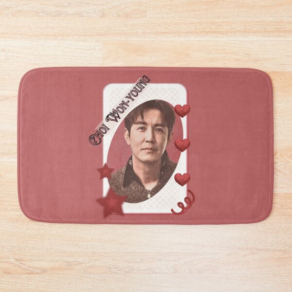 Item preview, Choi Won-young (최원영) Korean Actor Card Red Aesthetic Collage Design designed and sold by AJUNICE STUDIO.