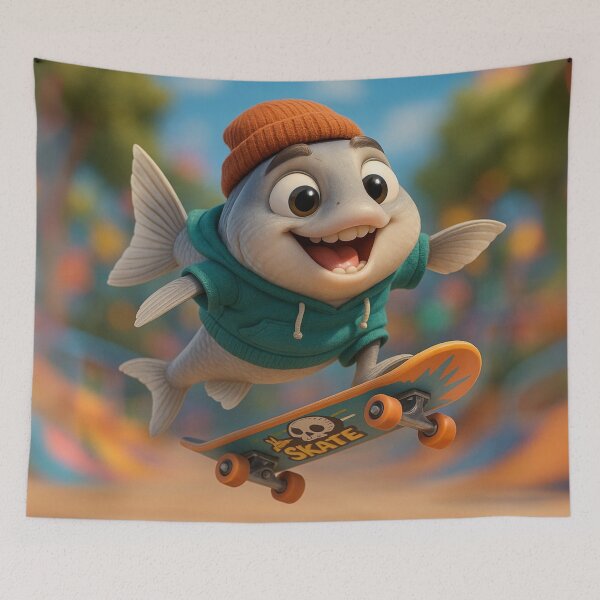 Item preview, Skater Bonefish designed and sold by Sillytoe.